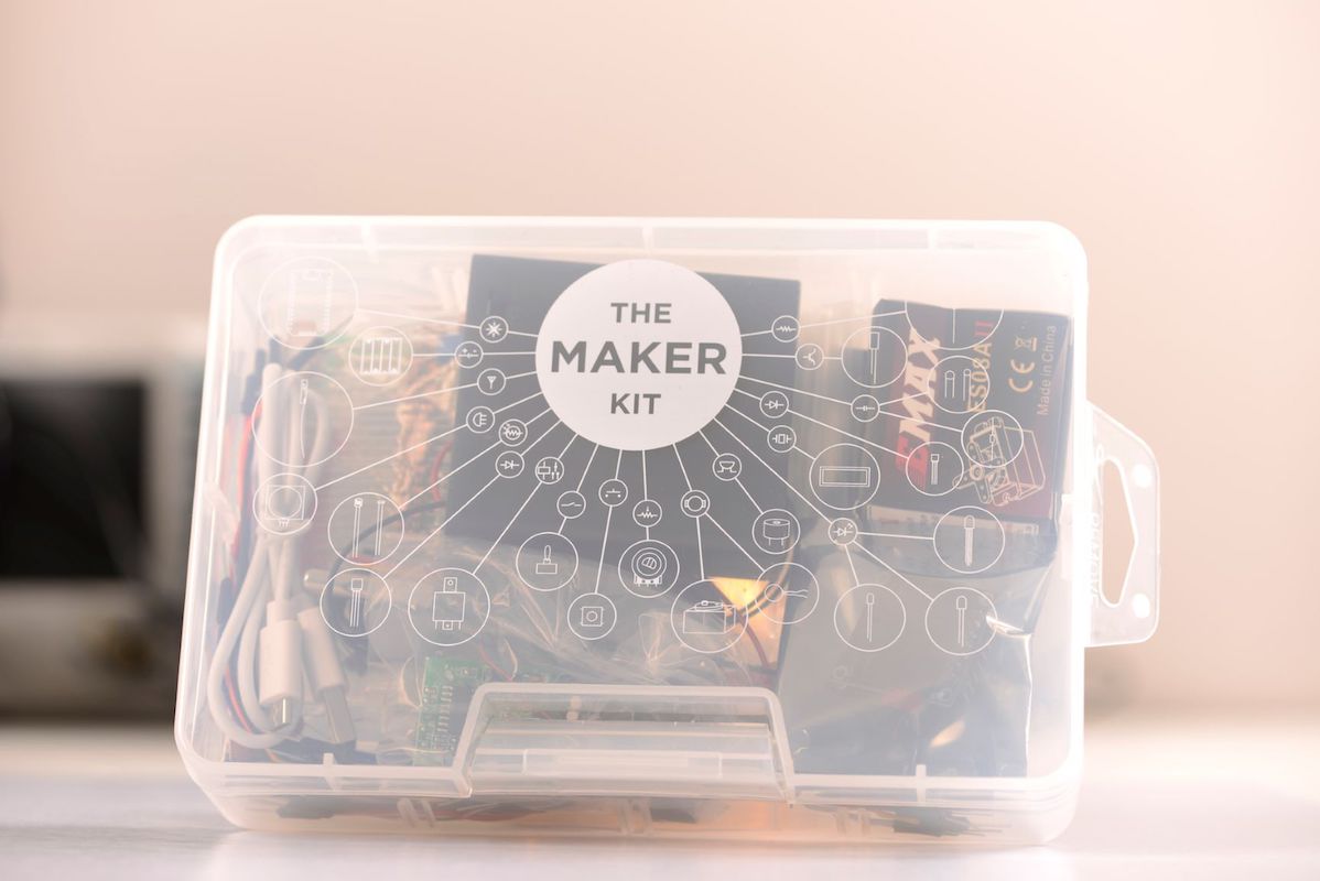 The Maker Kit packaging